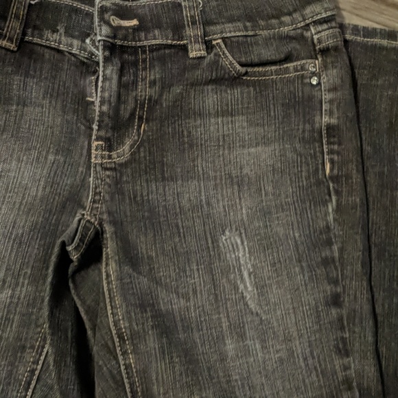 Gray WHBM slightly distressed jeans - Picture 5 of 6